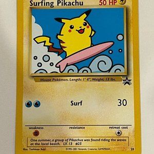 Pokemon Surfing Pikachu Promo Card 1995 #28.